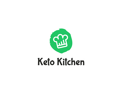 Keto Kitchen branding circle logo design icon illustrator logo
