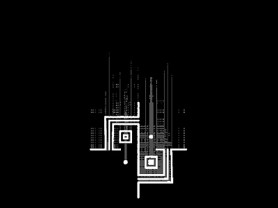 Null Relic - Lost Signals abstract blender design illustration illustrator pixel pixel art pixels
