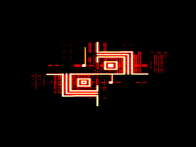 Null Relic - Siren Crescendo abstract blender design glitch illustration pixel pixel art