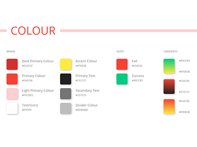 Makeja Styleguide Colour app branding design ui