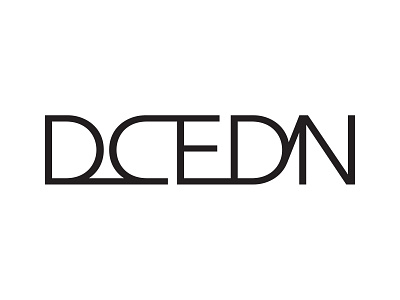 DCEDN logo abbreviation logo logotype text type wip work in progress