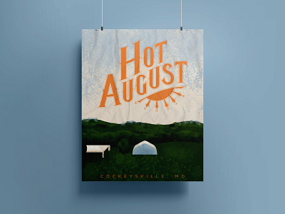 Hot August Music Fest Poster