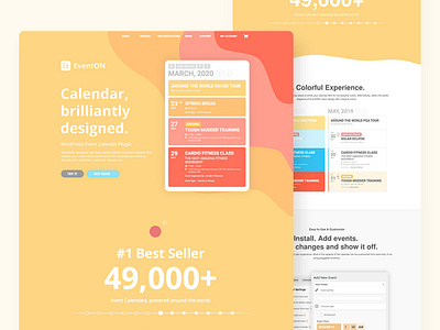 EventON landing page refresh