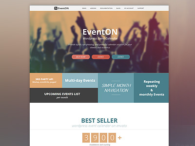 EventOn Site re-design
