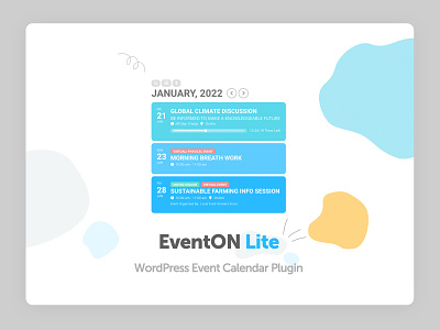 EventON Lite calendar calendar plugin event calendar event manager eventon events landing page virtual events wordpress