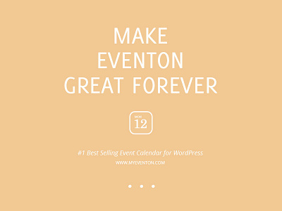 Make EventON Great Forever