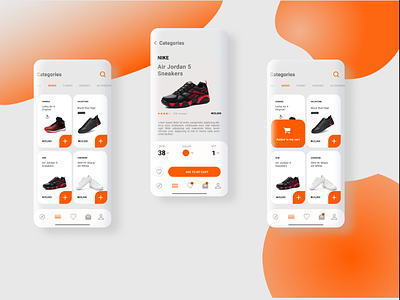 E-commerce Mobile App Concept figam mobile app ui concept