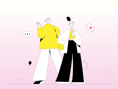 Couples_illstration design illustration people