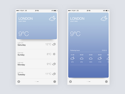 Fantastic Weather App app application flat icon ios ui ux weather web
