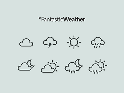 Fantastic Weather App - icons