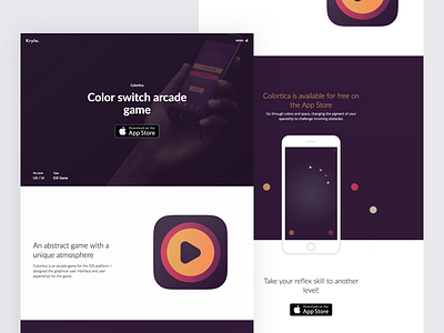 Colortica landing page