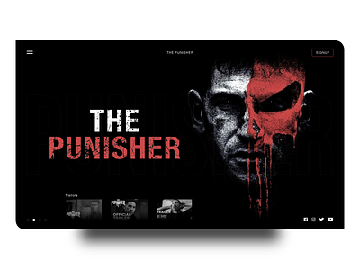 The Punisher Web Design