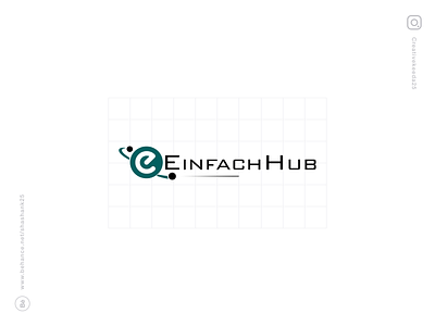 Einfach Hub Logo Design design logo logo design logodesign logos logotype software company software design software development typeface typography ui