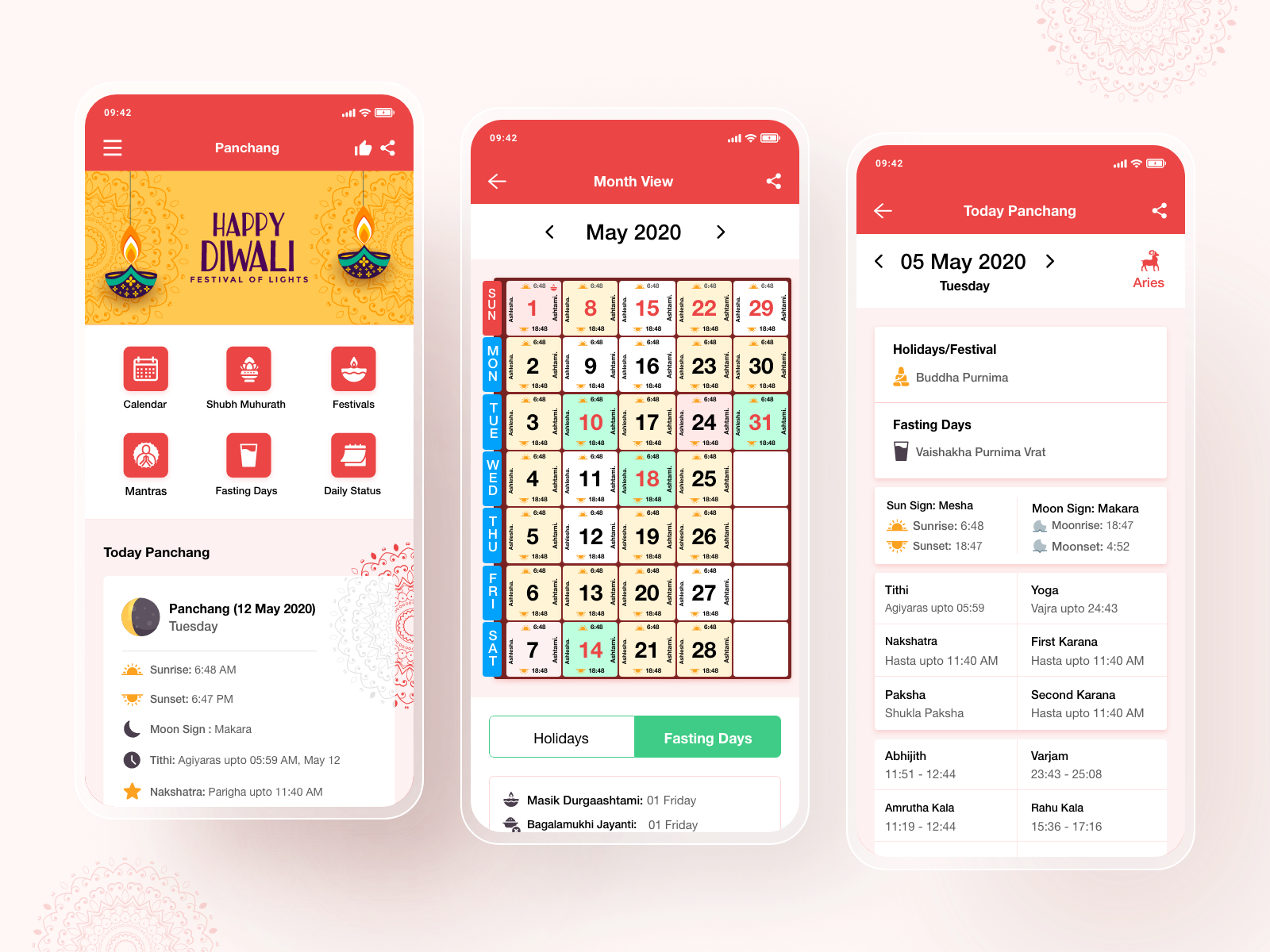 Dribbble Panchang App Design Png By Shashank Tyagi