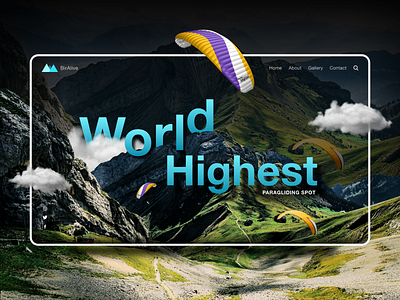 BirAlive Web Design branding creativity design himachal himalaya interaction interface landing page design landingpage logo mountain paragliding typography ui uidesign ux web