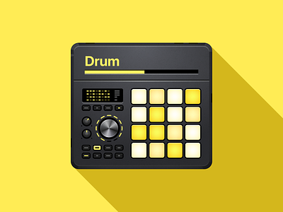 Music Band - Drum Device app app design graphic design interface mobile app mobile ui music music app music band ui ui design uiux uiux design