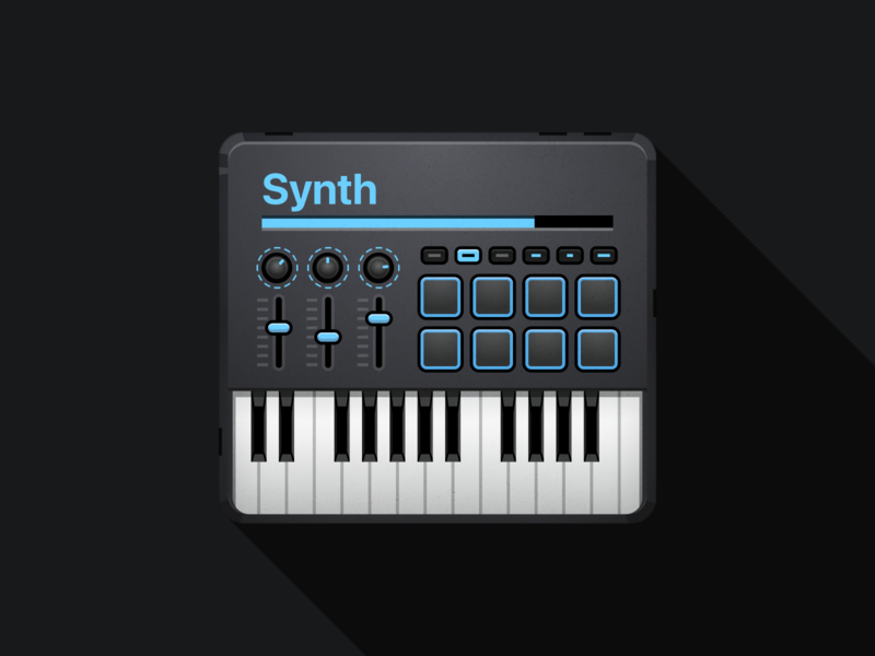 Music Band - Synth Device app design design graphic design interface mobile app mobile ui music music app music band synth ui uiux uiux design