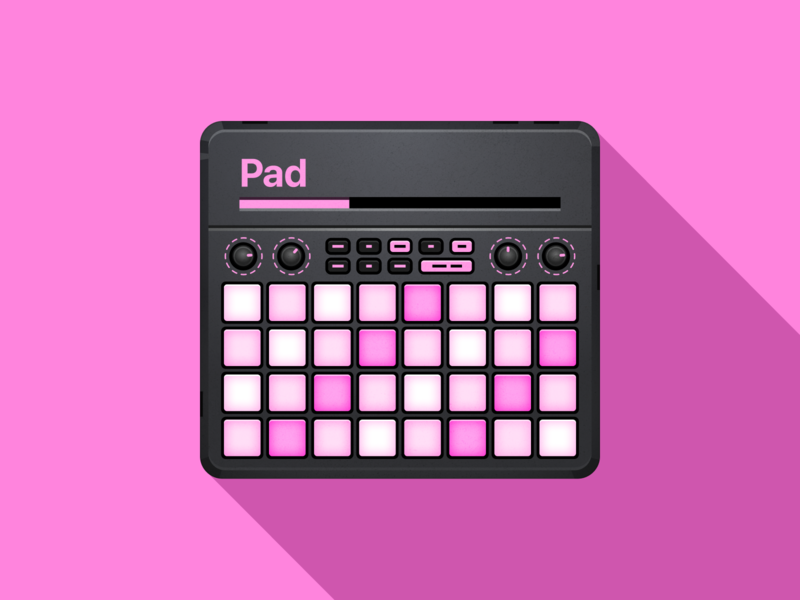 Music Band - Pad Device app app design graphic design interface mobile mobile app music music app music band pad ui ui design uiux uiux design