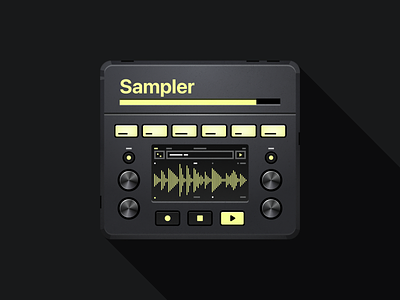 Music Band - Sampler Device app app design design device graphic design music music app music device sampler ui ui design uiux