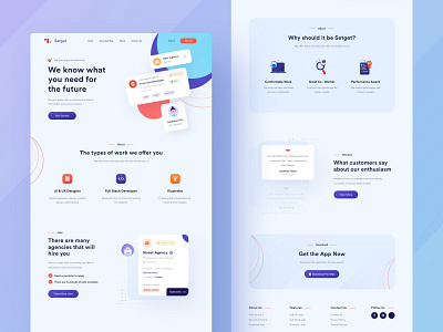 Setget Landing Page - Job Offers