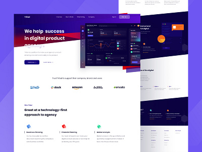 Creative Agency - Webpage Kit by Sauqi Arif for Dimo.ui on Dribbble