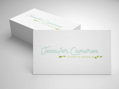 Jennifer Cameron Wellness Logo Design