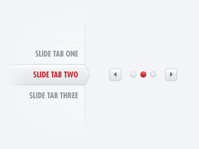 Navigation arrows buttons css gradients navigation smooth tabs