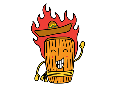 Hot Tamale 414 Character character design hot illustration logo tamale
