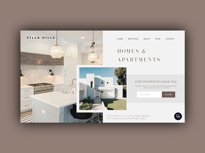 villa hills 01 design real estate agency ui web