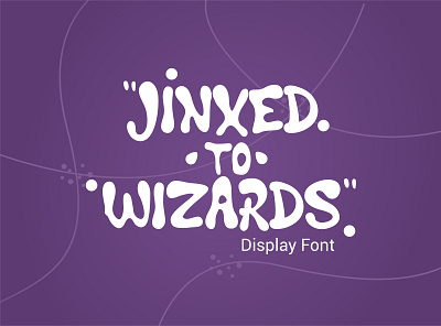 Jingxed to Wizard Font design design booth font font design illustration logo modelling print ads product product design typography