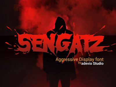 Sengatz grafity font