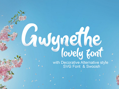 gwynethe lovely font