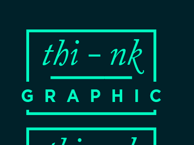 Thinkgraphic Freelancer Logo neon