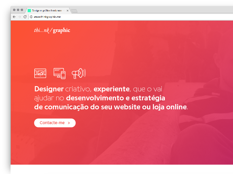 Fresh news in my website :) (not uploaded yet!) webdesign website freelancer thinkgraphic design graphic design gradient hello designers
