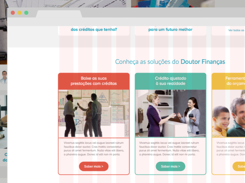 Doutor Finanças | Services page (first approach) webdesign user interface hello designers graphic design website doutorfinancas design