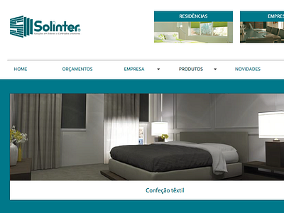 Solinter website from 2010