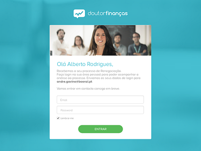 Doutor Finanças | Login screen design doutor financas doutor finanças dr financas hello interfaces login login screen user experience user interface