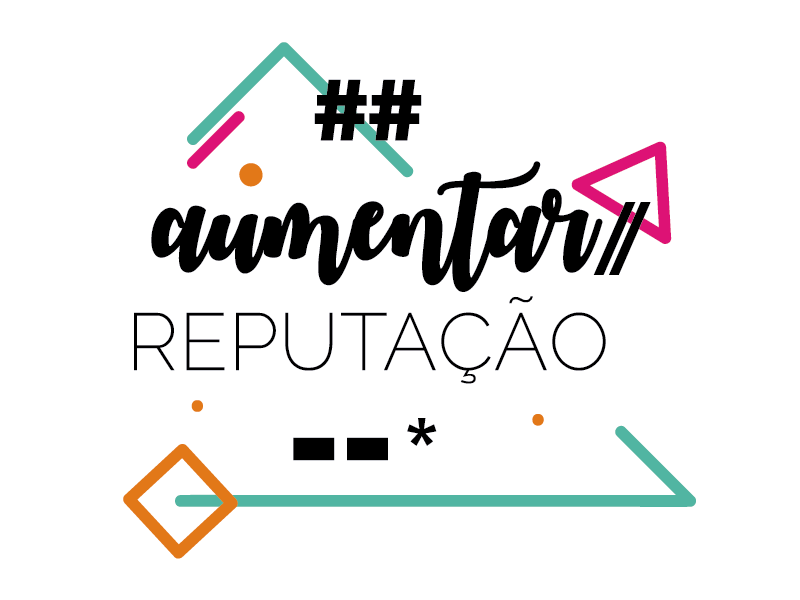 Aumentar reputação colorful inspiration phrase type