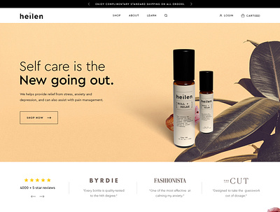 helien ecommerce design webdesign