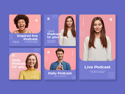 Podcast Instagram Kits Template