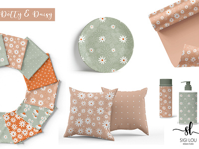 Dotty & Daisy Collection Surface Pattern Design