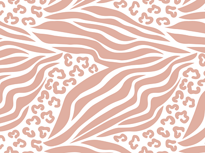 Funky Zebra Textile Design