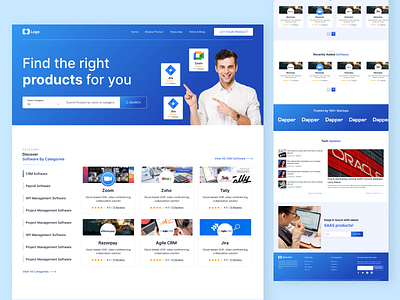 SAAS Marketplace Landing page