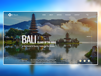 Landing Page Design - Tours & Travels