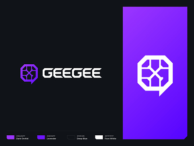 GeeGee Disruptive Gaming Technology Logo brand brandguide brandguidelines branding cryto g logo gaming icon idenity logo mark stylesheet
