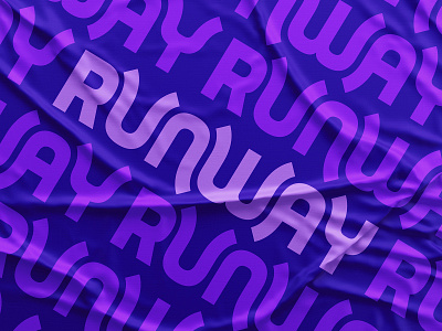 Runway Logo Identity brandguide branding flag gaming identity logo logotype pattern typography