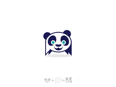 Social Panda chat flat message panda social stamenix