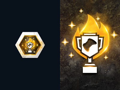 Above Average Gaming Achievements achievement clean esports fire game gaming illustration joystick logo stars tournament trophy