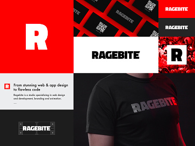 Ragebite Logo & Visual Identity brand identity design branding corporate identity esports gaming identity design logo logo design logotype visual identity
