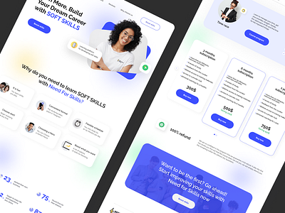 Design Landing Page for Learning Platform